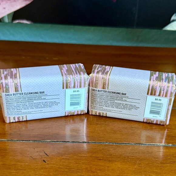 NEW 2-Pc Champagne Toast Shea Butter Cleansing Bars 5oz Each Bath & Body Works - Picture 2 of 3